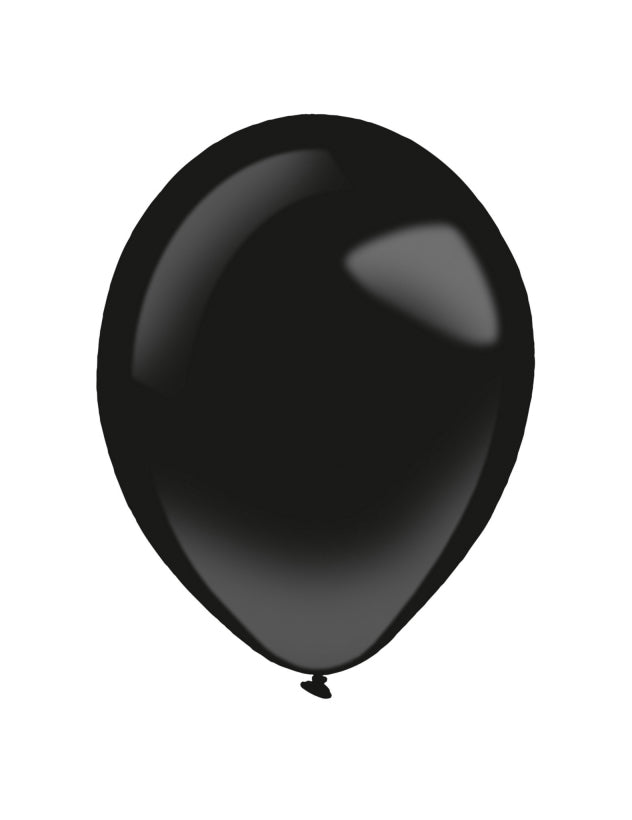 Ballons en latex pour décoration noir