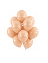 100 mini baloane din latex piersică 13 cm decorațiuni pastelate pentru petreceri