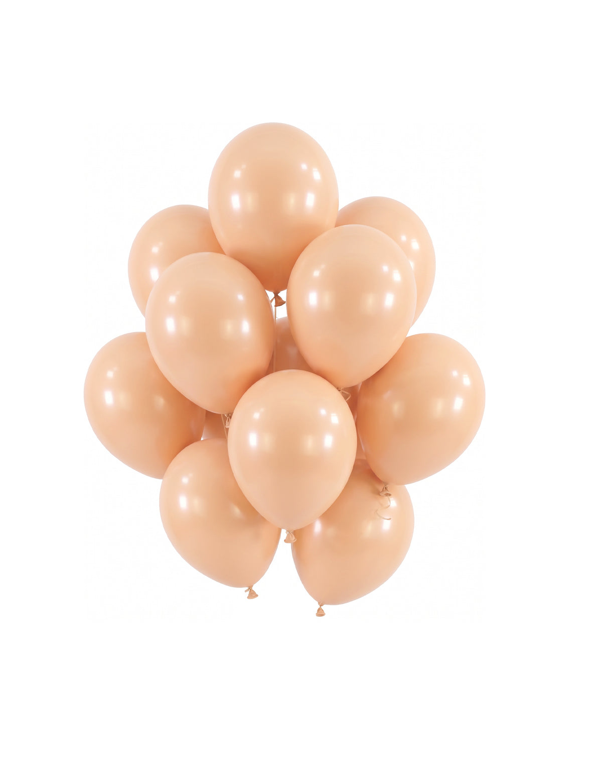 100 mini baloane din latex piersică 13 cm decorațiuni pastelate pentru petreceri