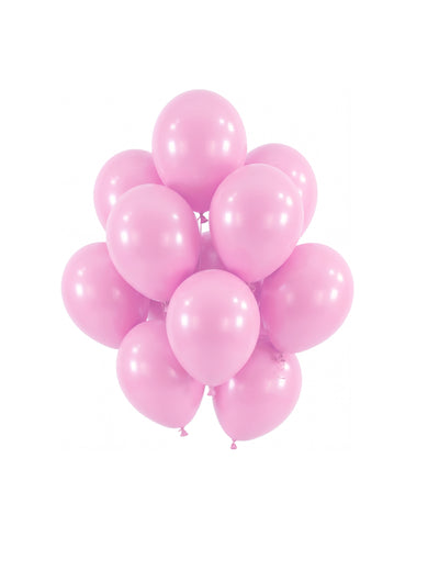 100 mini baloane din latex roz deschis de 13 cm pentru decor