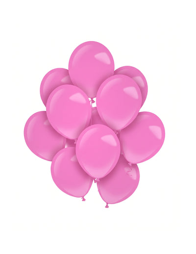 100 mini baloane roz din latex 13 cm pentru arc și decorațiuni
