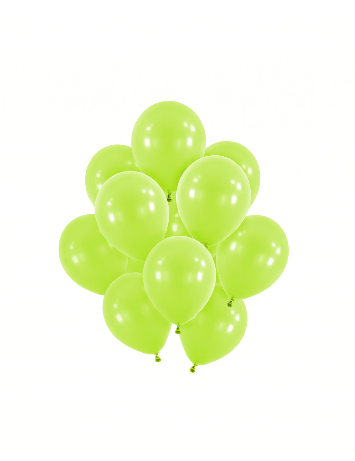 100 mini baloane din latex verde deschis 13 cm pentru decorațiuni de ziua de naștere