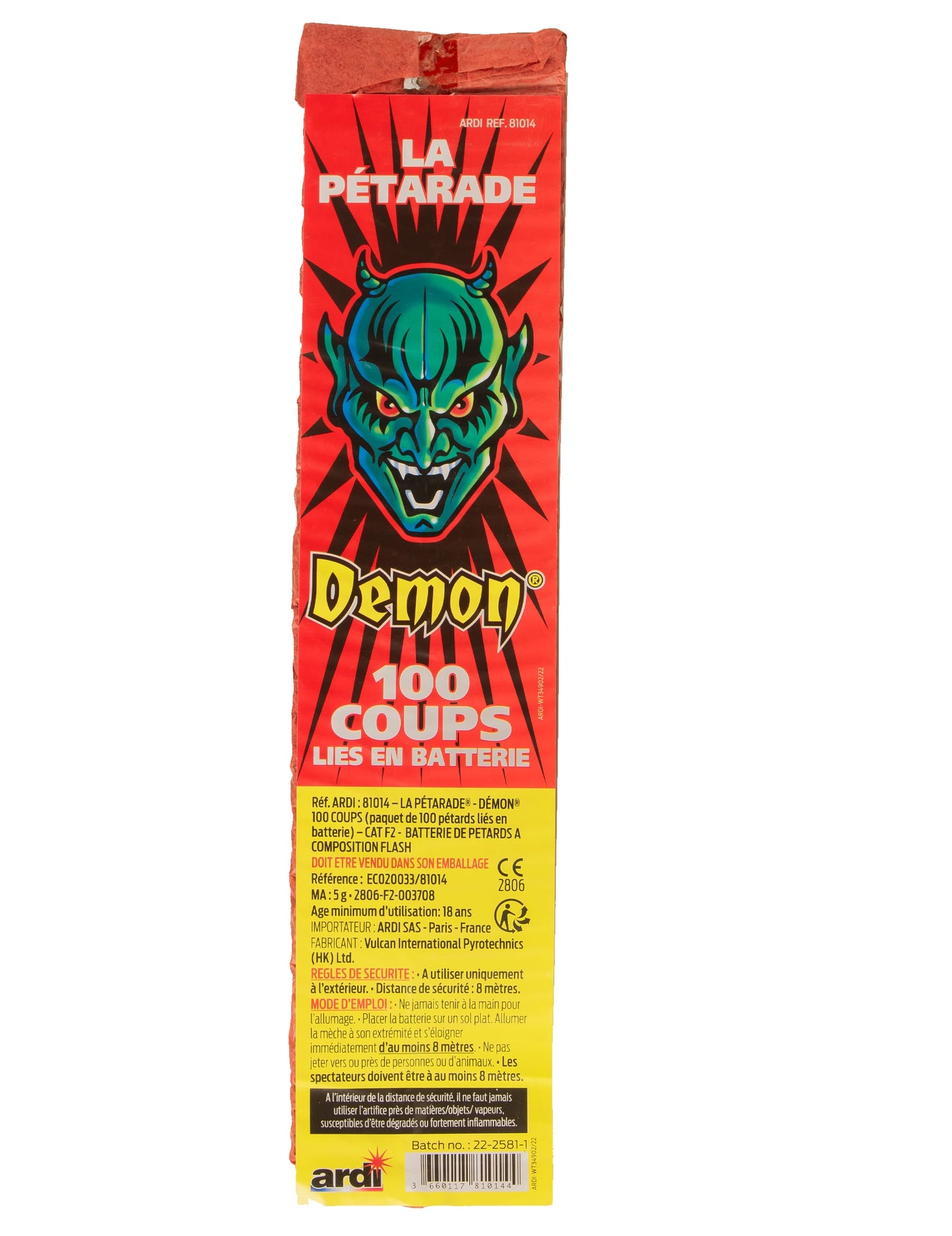 100 petarde Démon® La Pétarade®