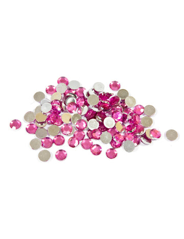 100 Confetti de masă rotundă fuchsia mică 0,6 cm