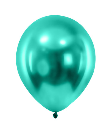 Ballon métallisé pour fête vert foncé