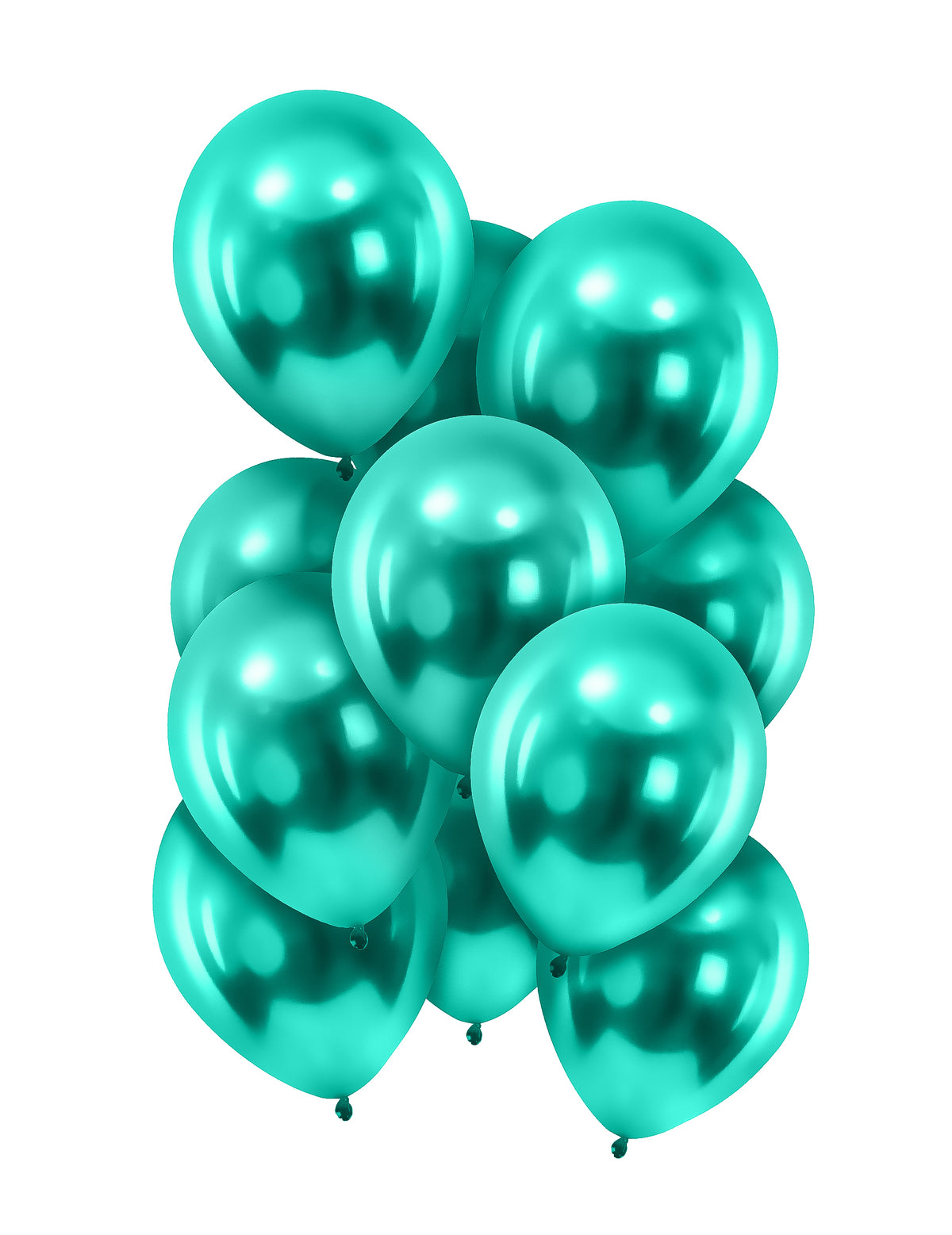 Lot de 12 ballons du ballon métallisé pour fête