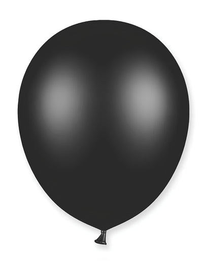 Ballons noirs pour fête noir