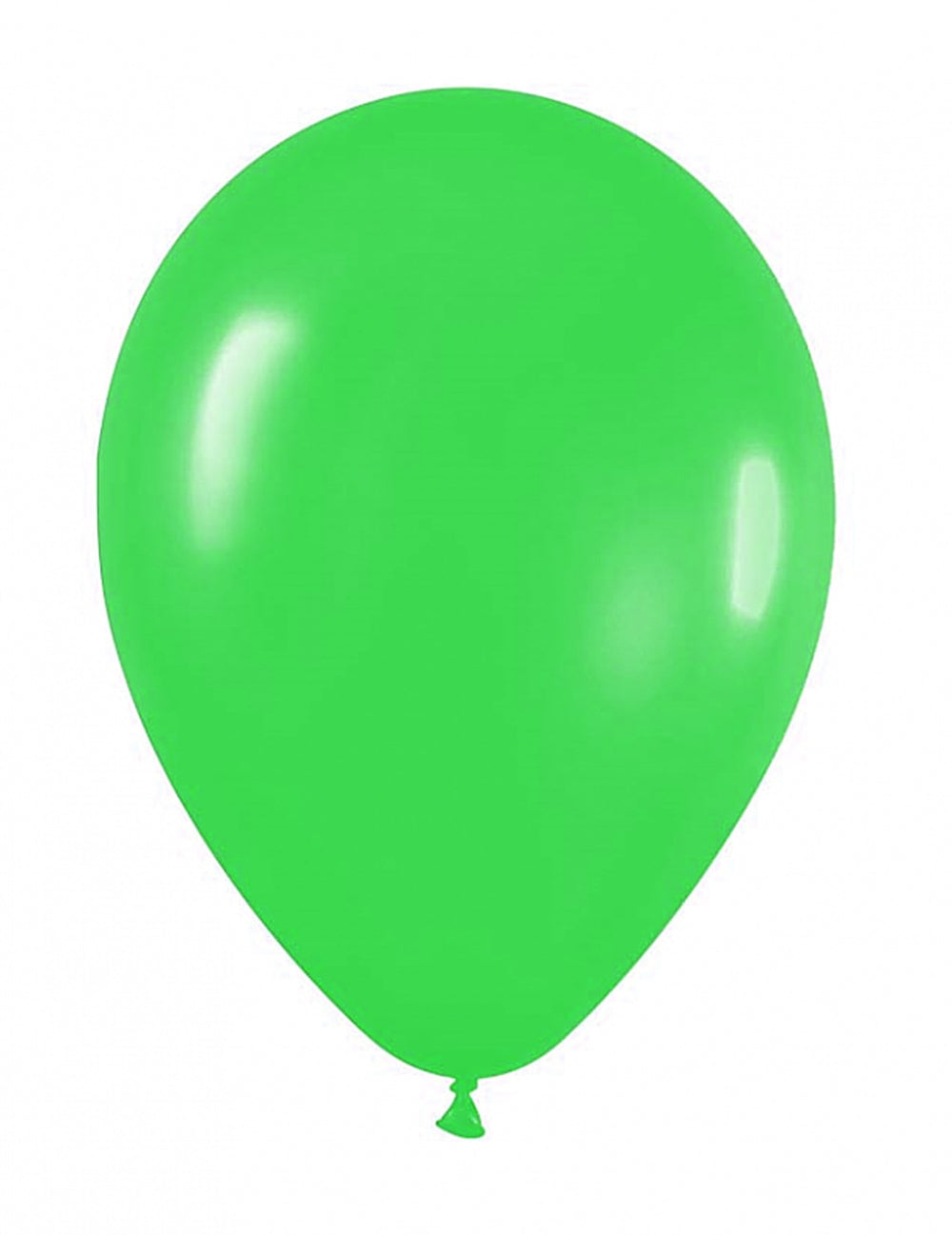 Ballons verts pour fête vert uni