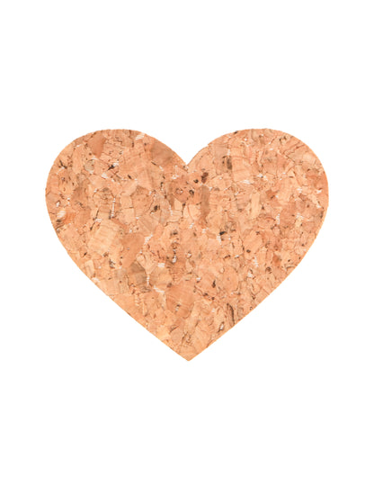 12 confetti inimă plută 8,3 x 7 cm pentru o nuntă rustică