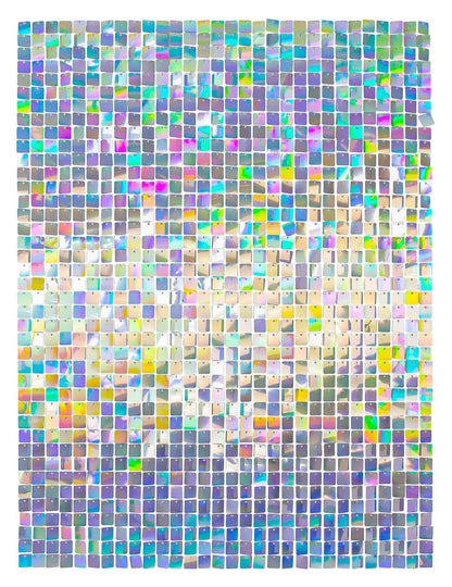 12 Panouri de fundal irizate 30 x 30 cm
