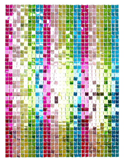12 panouri de fundal multicolore 30 x 30 cm