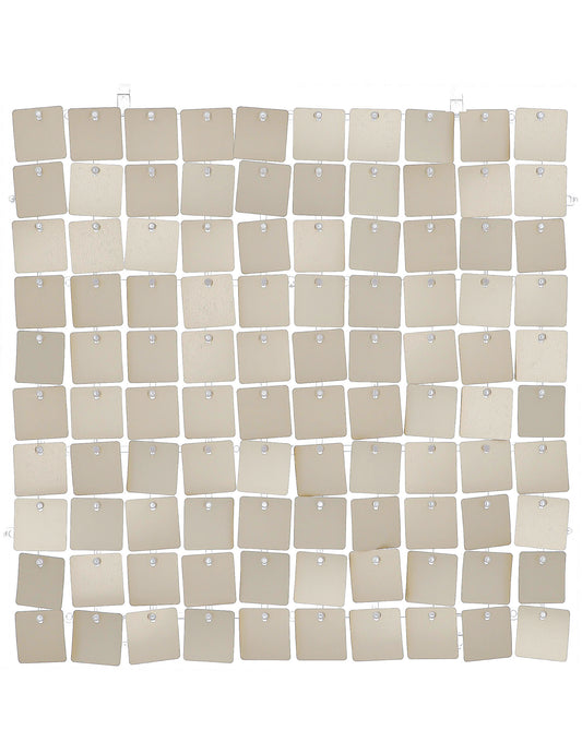 12 de panouri de fundal din pânză aurie mată 30 x 30 cm
