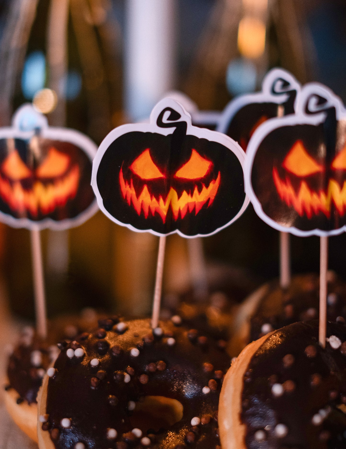 12 vârfuri terifiante de dovleac 12 cm