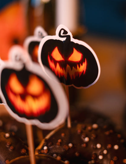 12 vârfuri terifiante de dovleac 12 cm