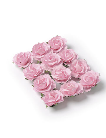 12 trandafiri roz roz