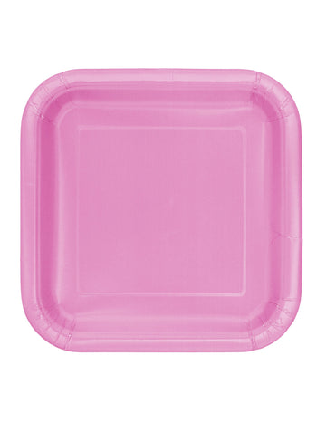 14 plăci mari de carton roz 23 cm