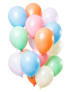 Ballons en latex pastel pour fête multicolore