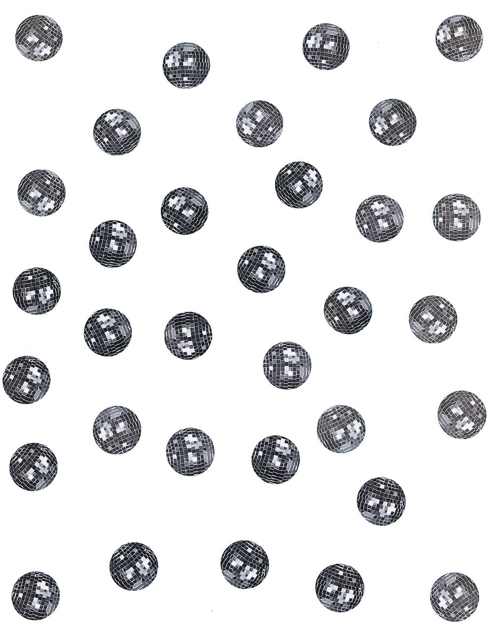 Detaliile modelelor confetti de masă disco