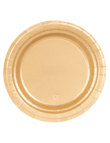 16 plăci de carton Matt Gold 22 cm