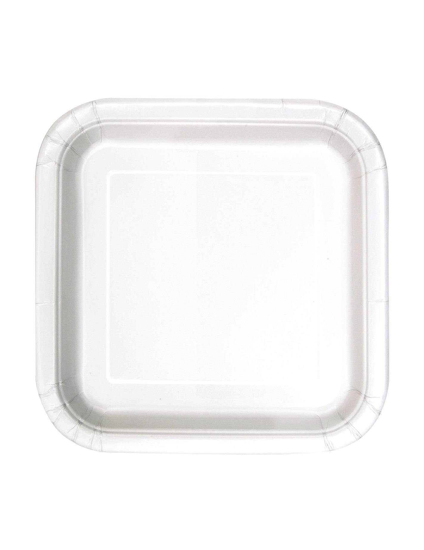 16 plăci mici de carton alb 18 cm