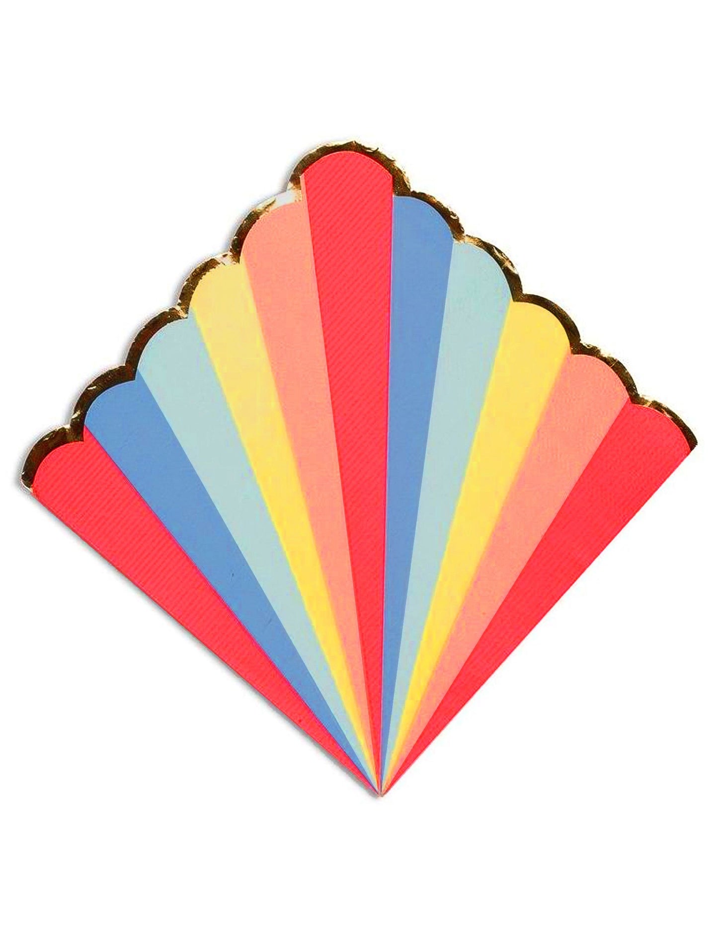 16 prosoape de hârtie pastel și auriu 33 x 33 cm