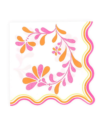 16 șervețele din hârtie Pink Limonade 33 x 33 cm