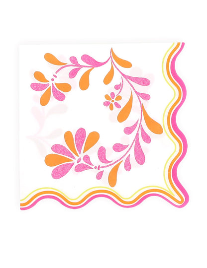 16 șervețele din hârtie Pink Limonade 33 x 33 cm