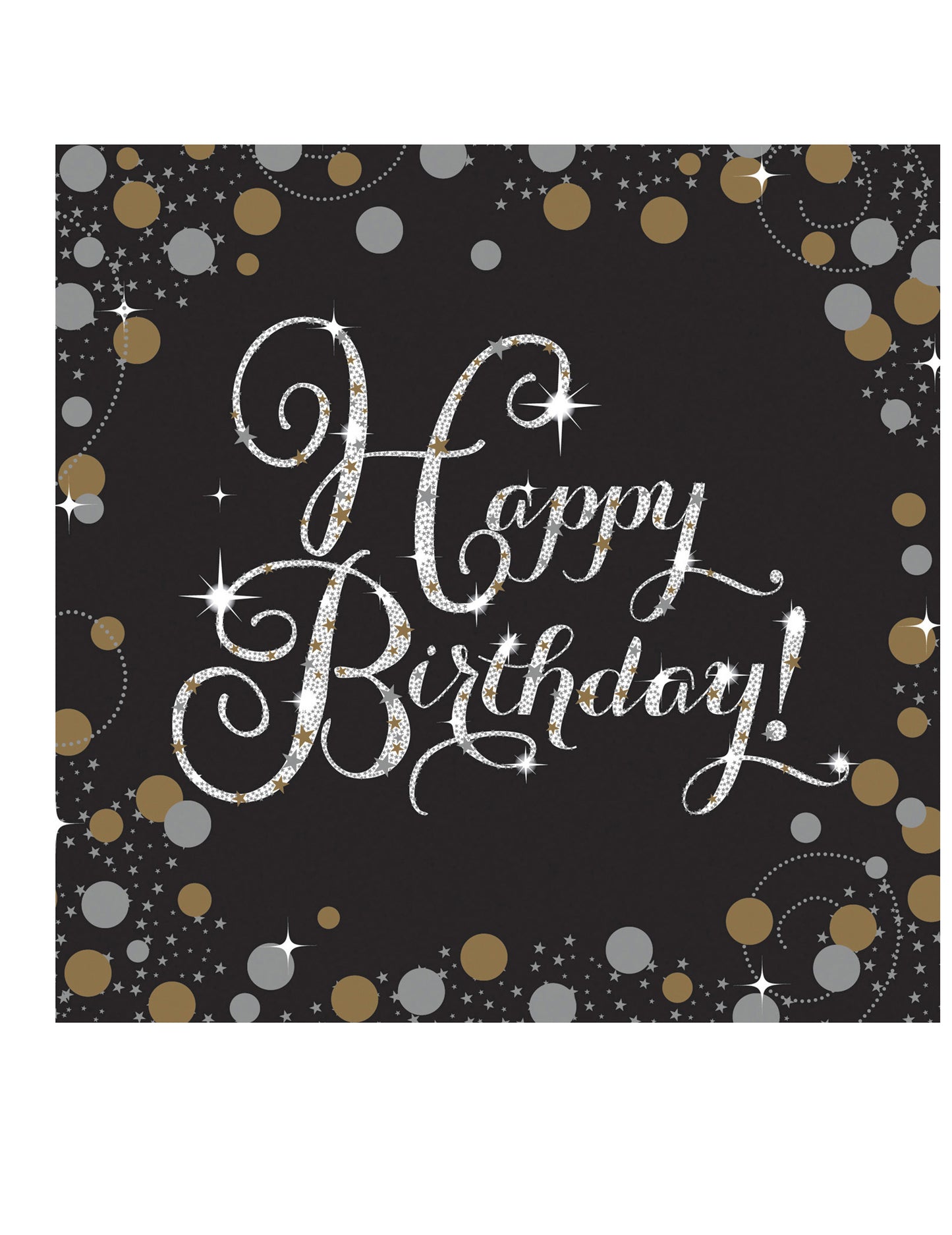 16 șervețele de hârtie strălucitoare pentru sărbători, 33 x 33 cm La mulți ani, femei de culoare!