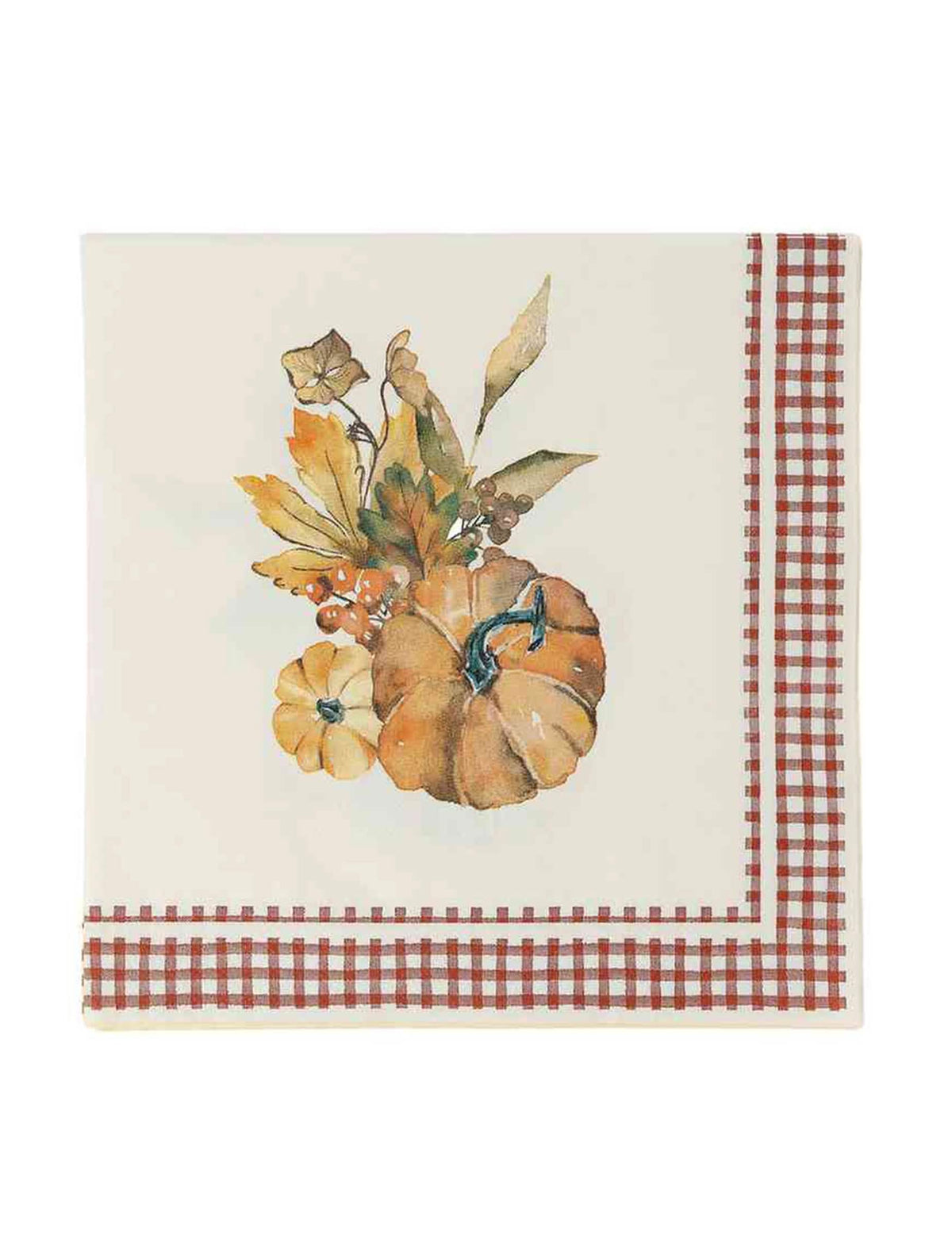 16 Șervețele de hârtie cu dovleci Cottage Living 33 x 33 cm