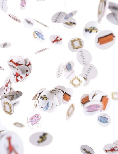 Effet de pluie des Confettis Friends