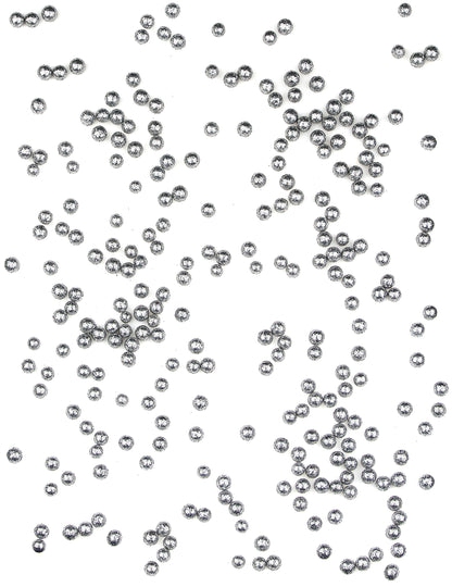 Mini bile de sclipici de argint 8 mm 10 gr