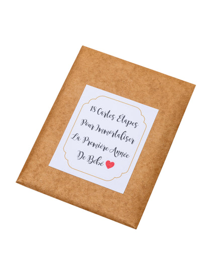 18 cărți aurite cu momente importante pentru primul an, 14 x 19 cm pentru bebeluș