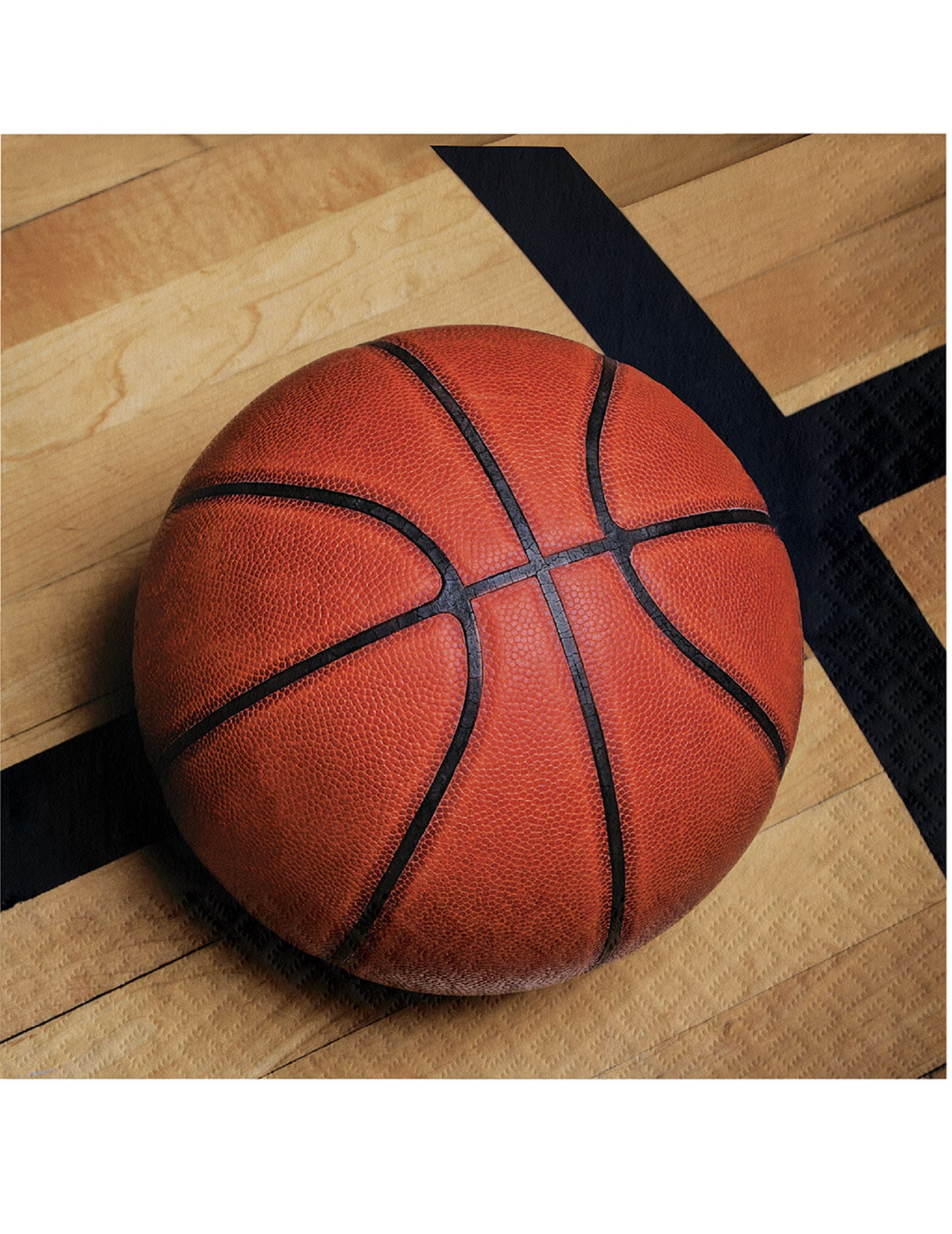 16 șervețele de hârtie cu model de baschet, 33 x 33 cm pentru o zi de naștere sportivă
