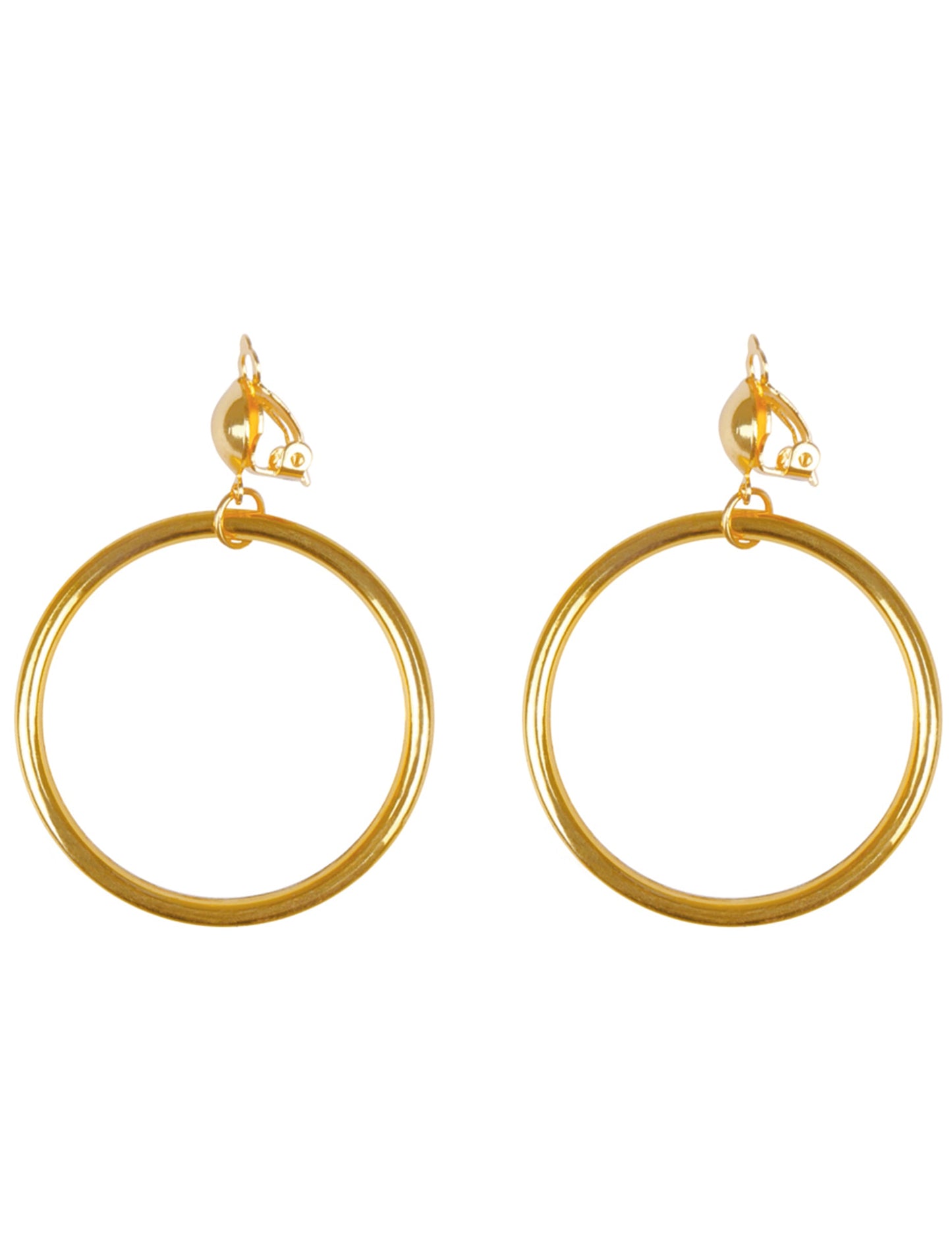 Boucles d'oreilles pirate pour adulte dorées