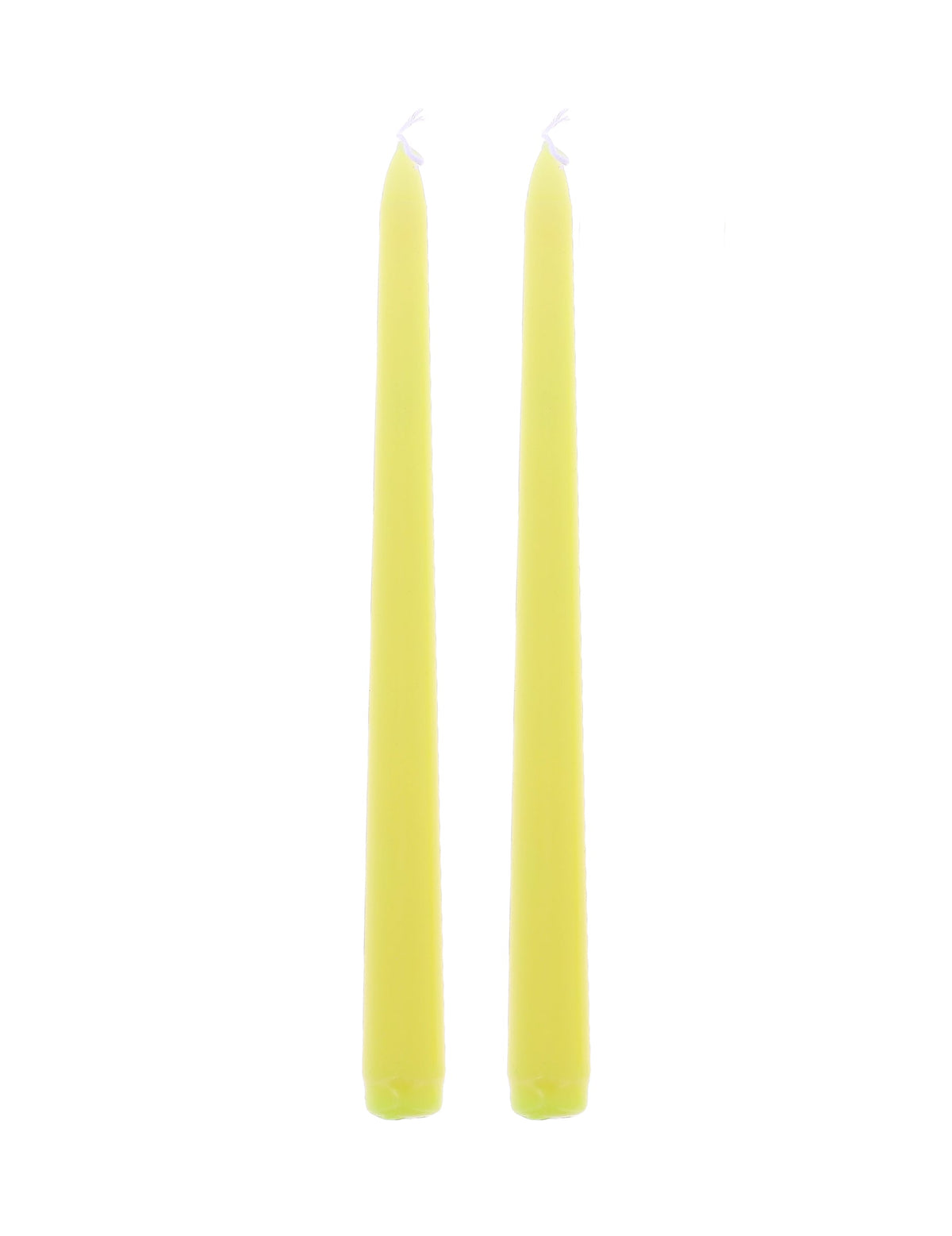 2 lumânări tip candelă galbene 25 cm