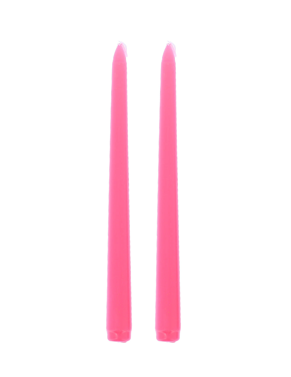 2 bougies chandelles rose