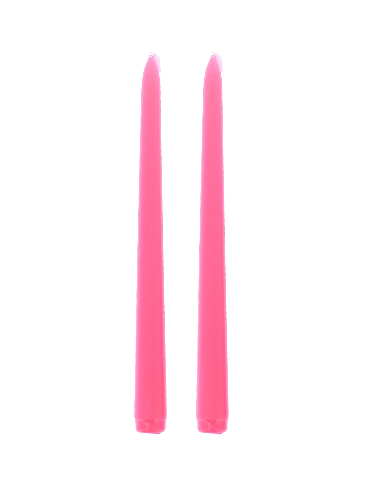 2 bougies chandelles rose