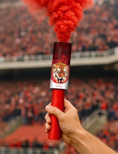 2 grenade fumigene roșii portabile, 45 de secunde