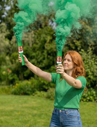 2 grenade fumigene verzi portabile, 45 de secunde