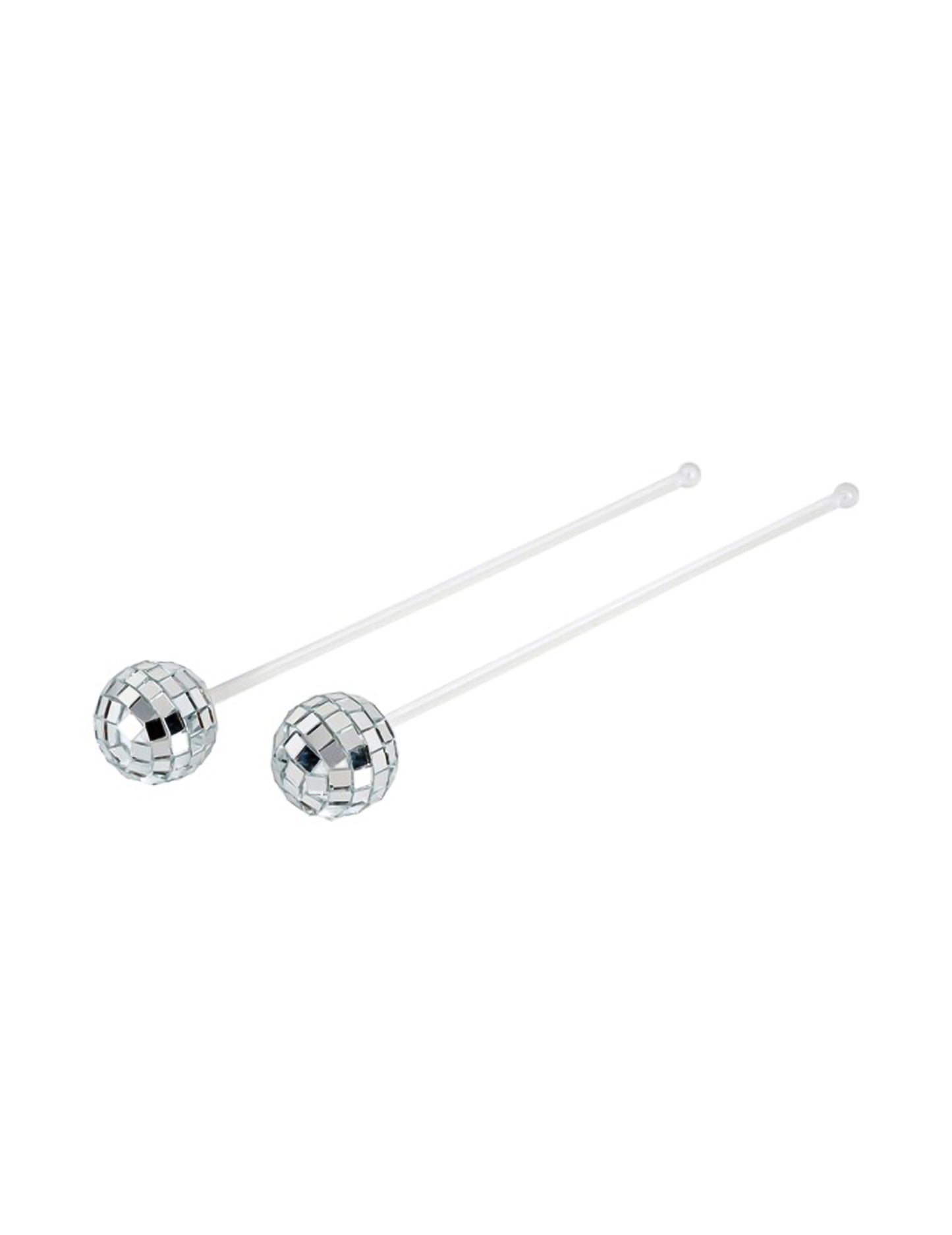 2 mélangeurs à cocktail boules à facettes