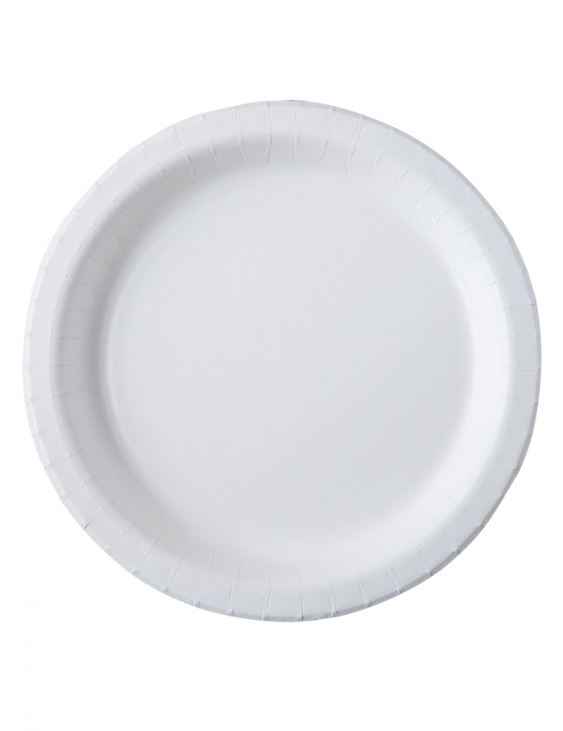 Assiettes en carton compostables pour fête blanc