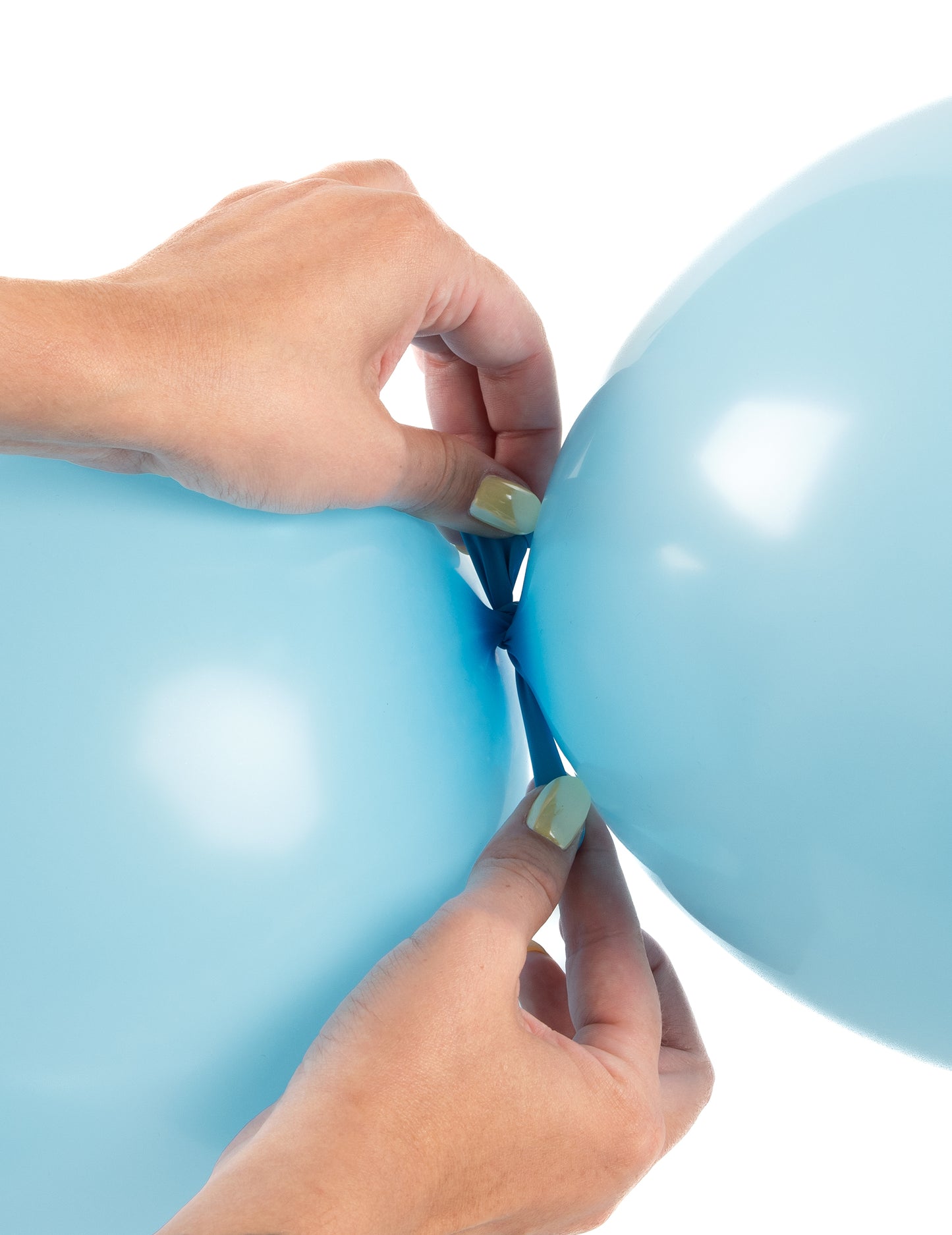 20 baloane gonflabile albastre pastelate pentru a conecta 28 cm