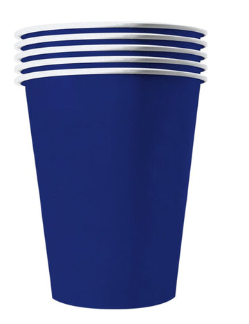 20 pahare americane din carton reciclabil albastru 25 cl 