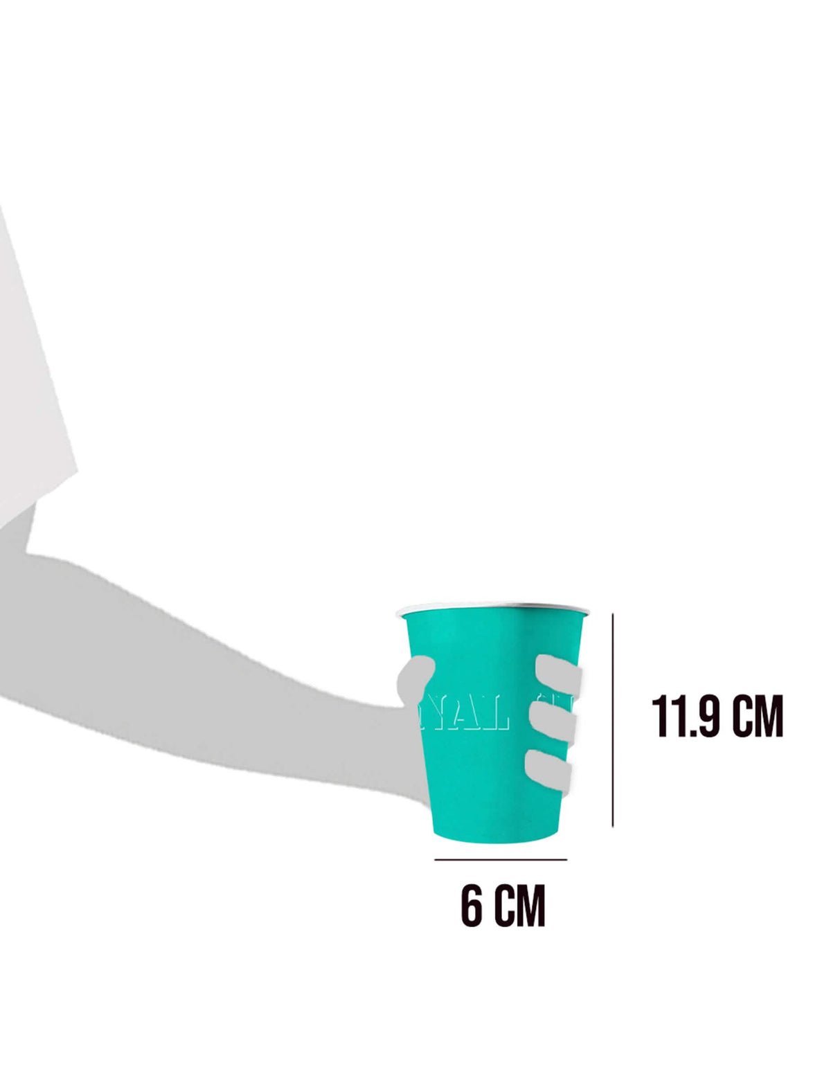 Dimensiunile paharelor americane din carton reciclabil Summer