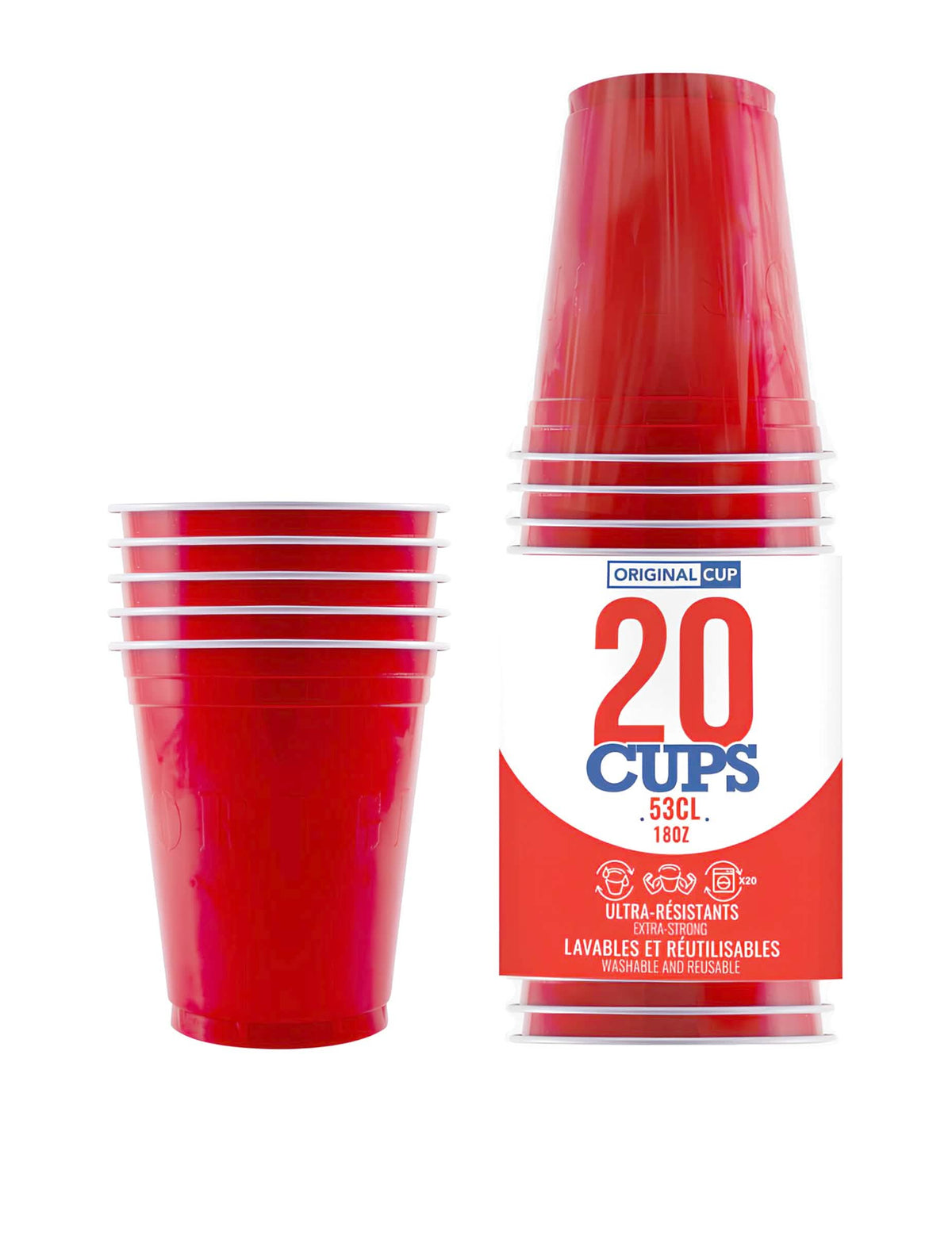 Set de 20 de pahare americane pentru petrecere