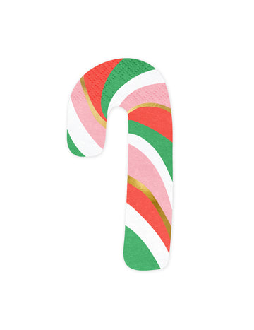 20 șervețele mici de hârtie cu model de acadea, 8 x 15,5 cm de Crăciun