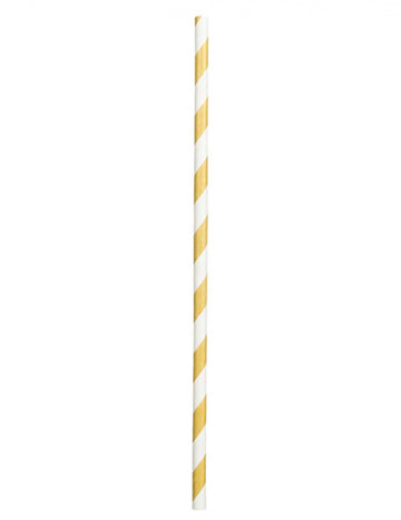 20 de paie de carton cu dungi aurite 20 cm
