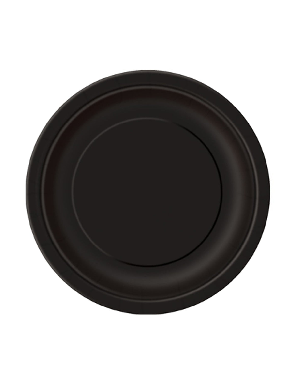 Assiettes en carton noires