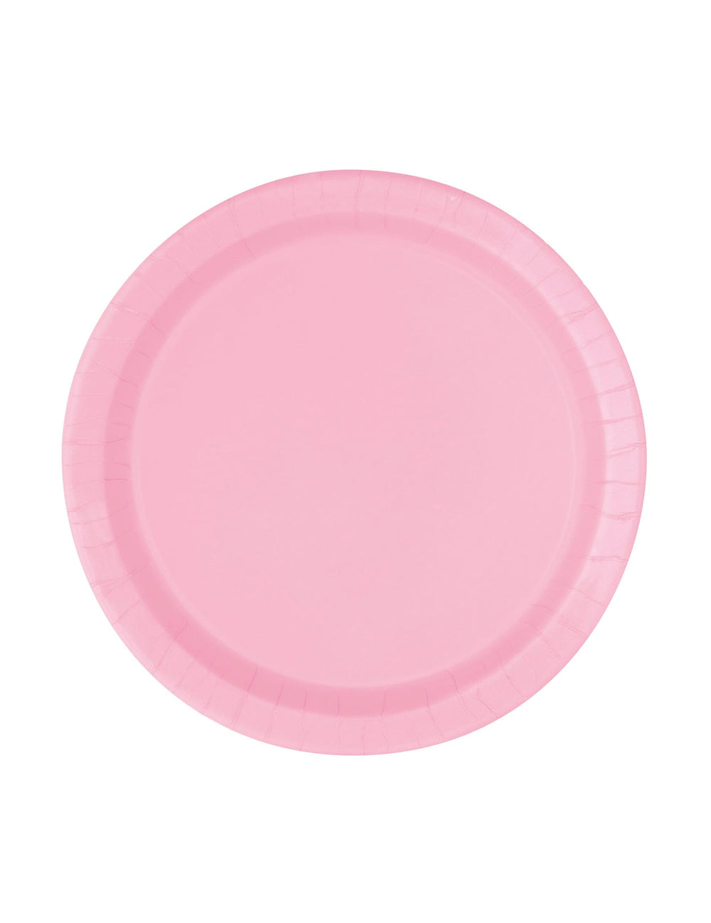 Petites assiettes en carton rose clair