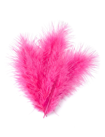 20 pene decorative fuchsia 5.5 cm pentru nuntă